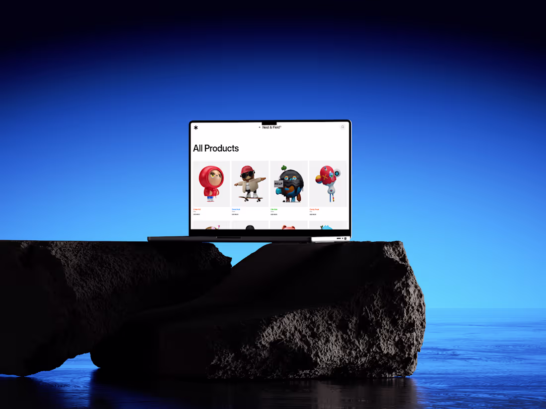 Cover image for Minimalist Framer Template for Curated Commerce