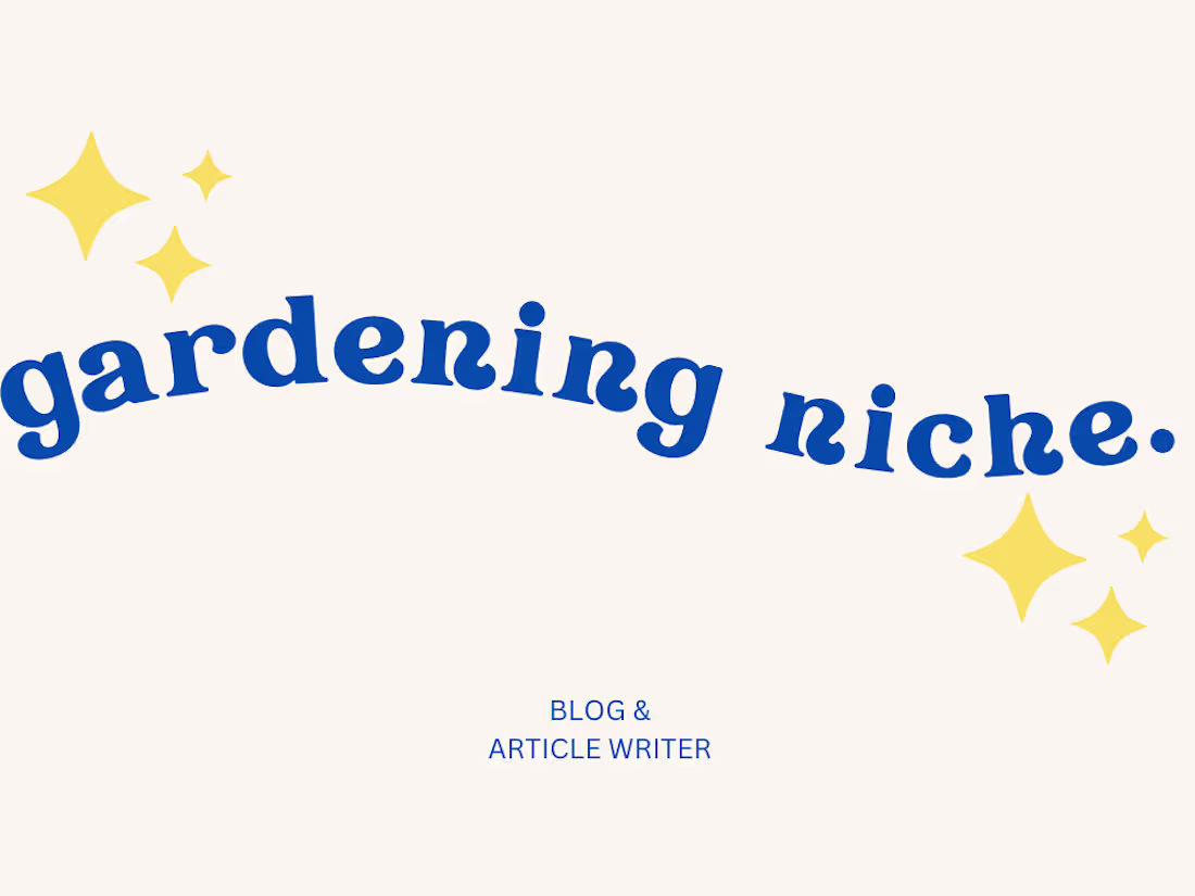 Cover image for Article - Gardening Niche