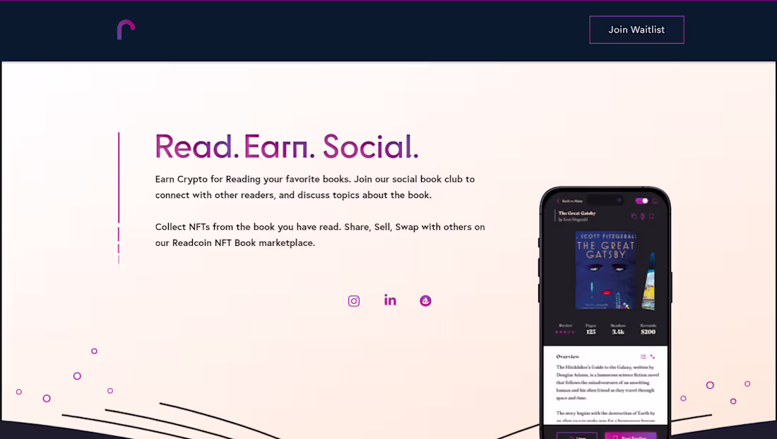 Cover image for Future of Reading Experience & NFT books