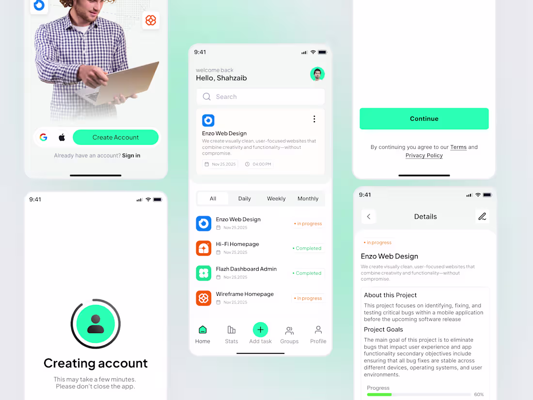 Cover image for Task Management App Development