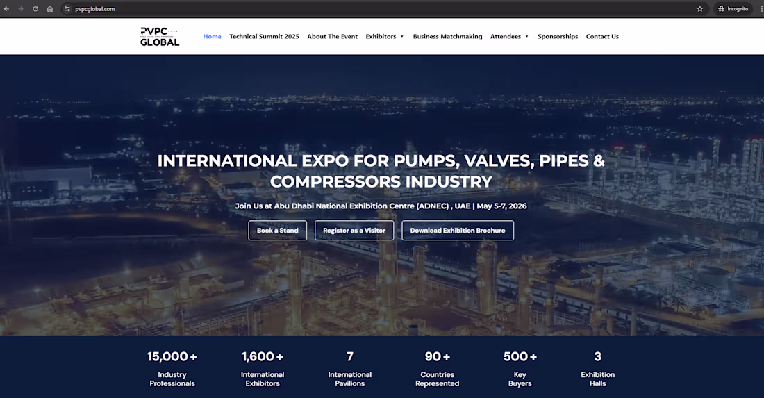 Cover image for PVPC Global 2026