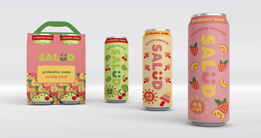 Cover image for Salüd Prebiotic Soda