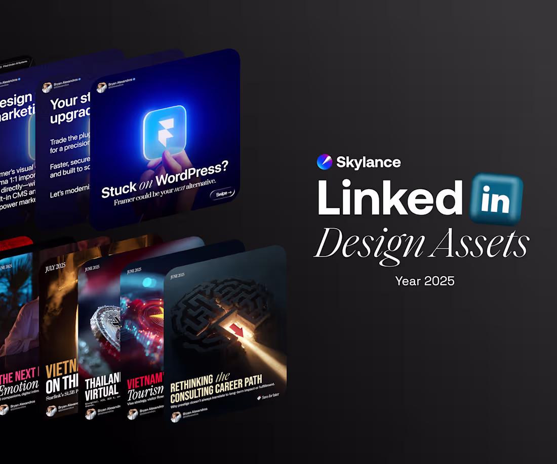 Cover image for LinkedIn Carousels & Design Assets for Skylance