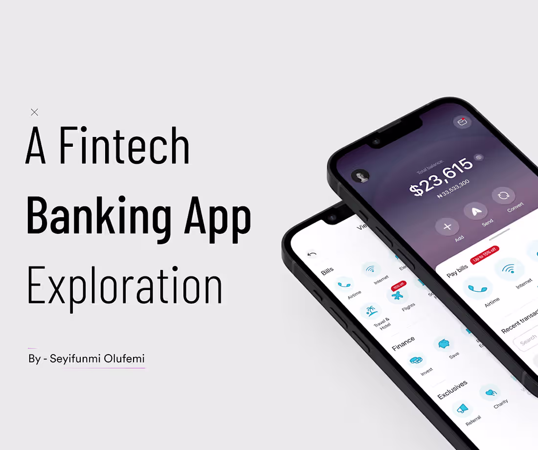 Cover image for A Fintech Banking App