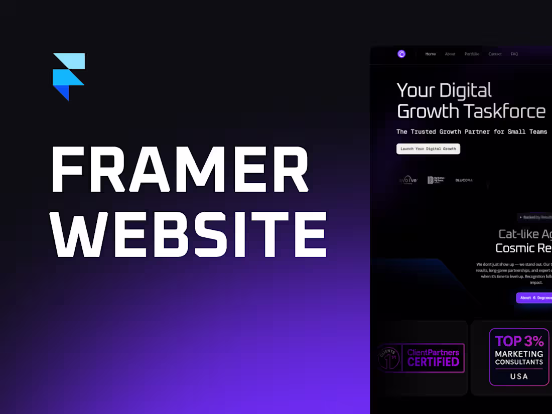Cover image for Growth Engine Framer Website