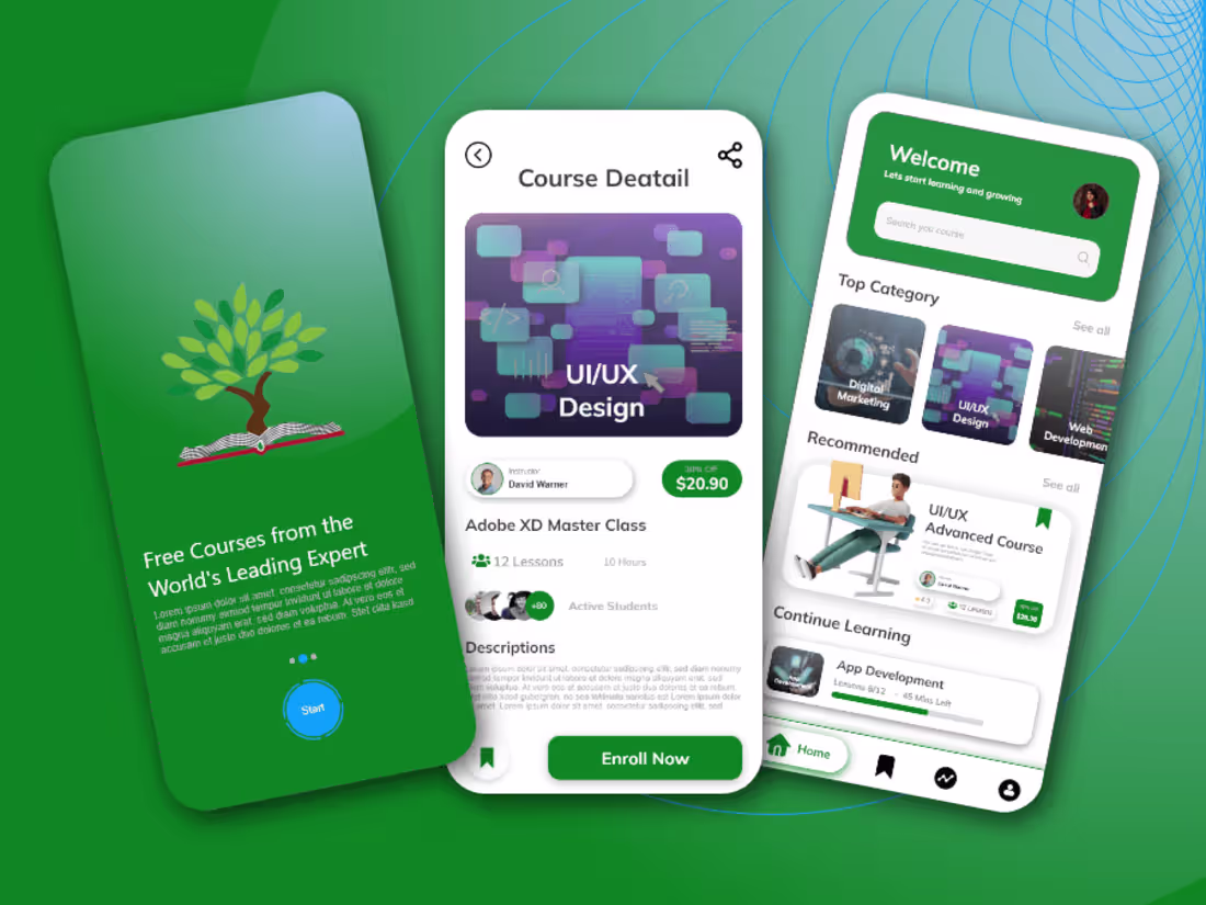 Cover image for Education App Design
