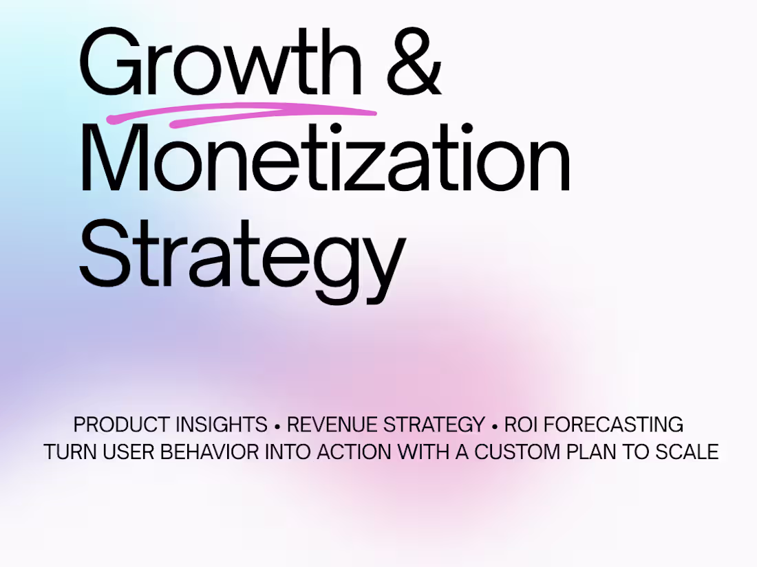 Cover image for Strategic Growth & Monetization Plan
