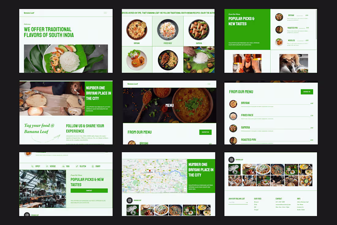 Cover image for Home- Banana Leaf Restaurant
