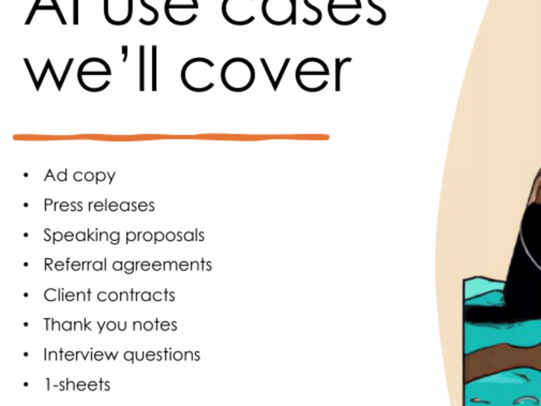 Cover image for AI for Marketers Presentation