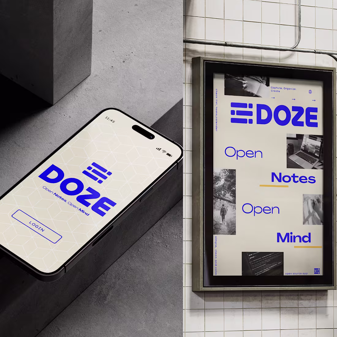 Cover image for Doze logo and brand identity