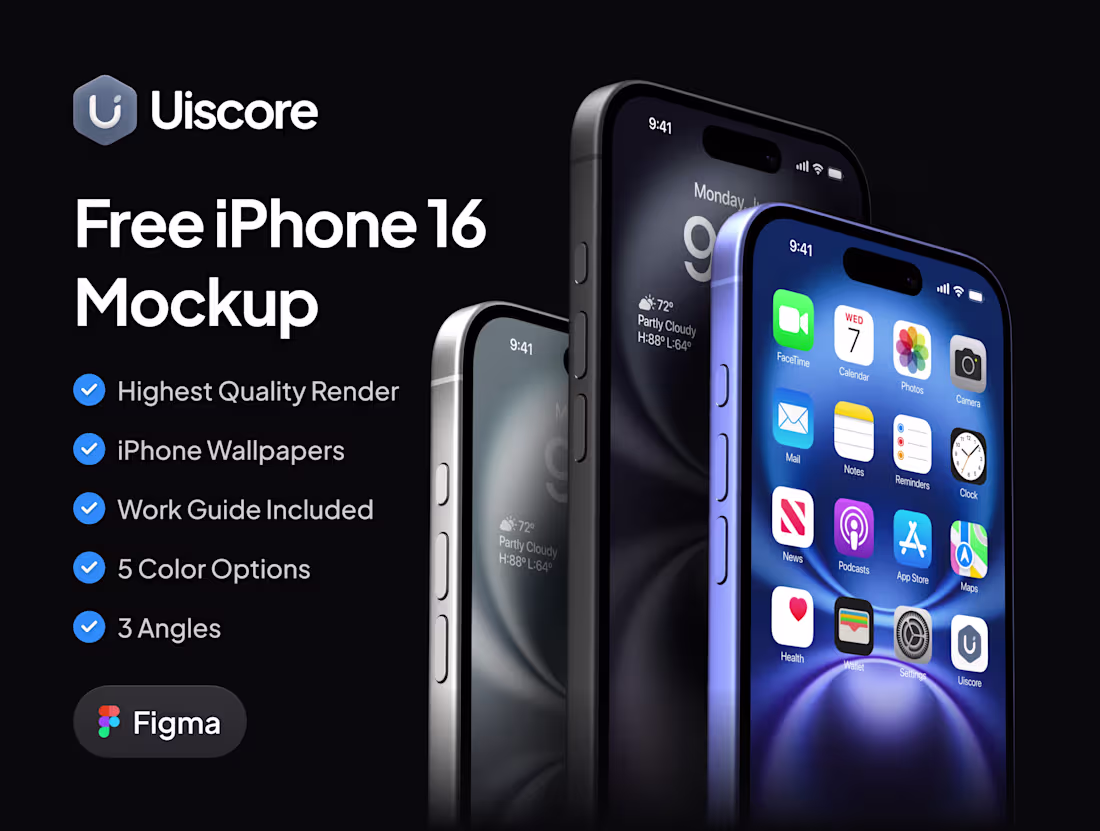 Cover image for iPhone 16 - Free Mockup