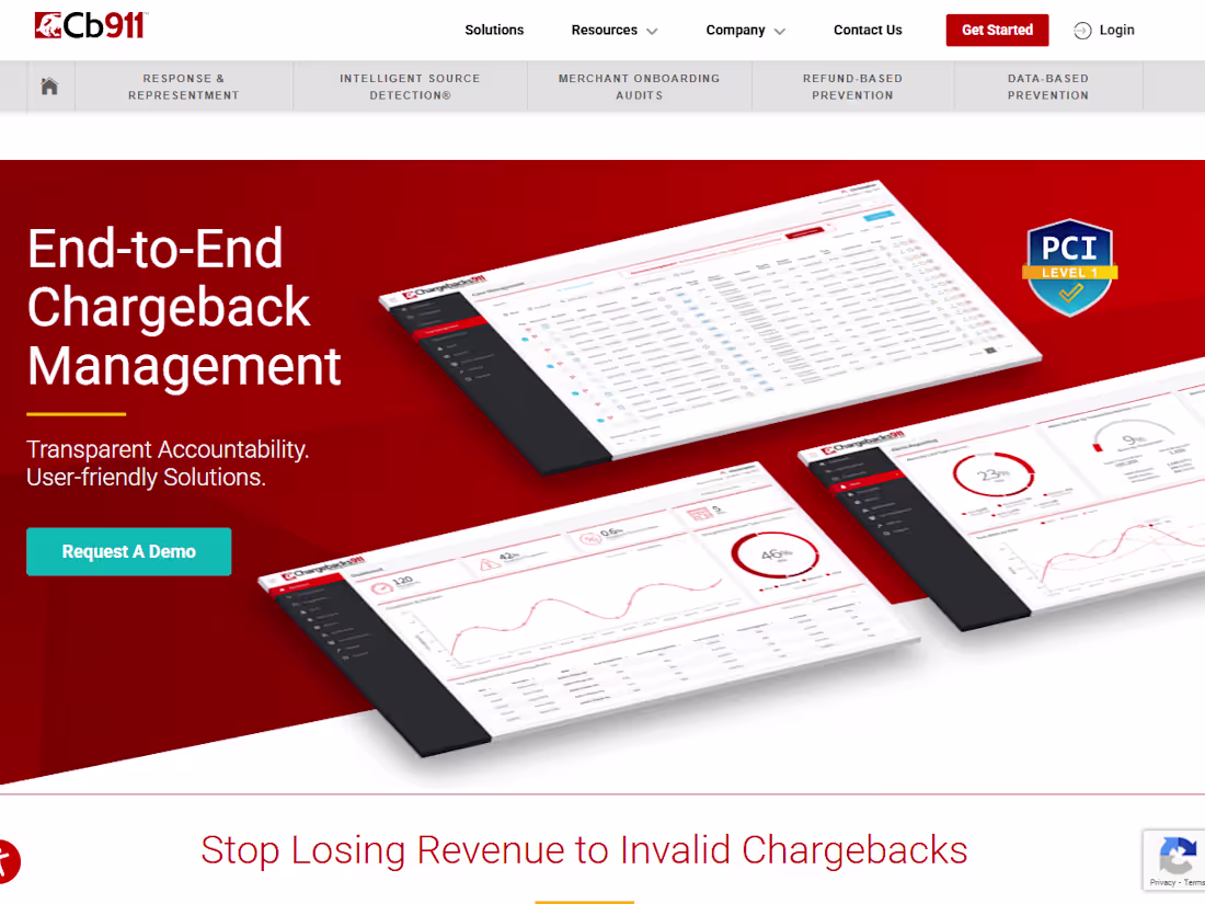 Cover image for Chargebacks911 | Chargeback Remediation & Loss Recovery