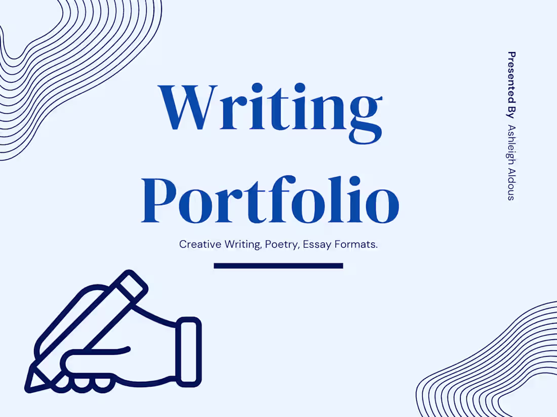 Cover image for Compelling Writing Portfolio showcasing Versatility