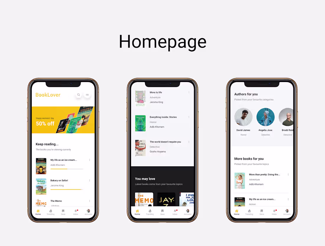Cover image for Book Lover - Reading Book Online Application UI