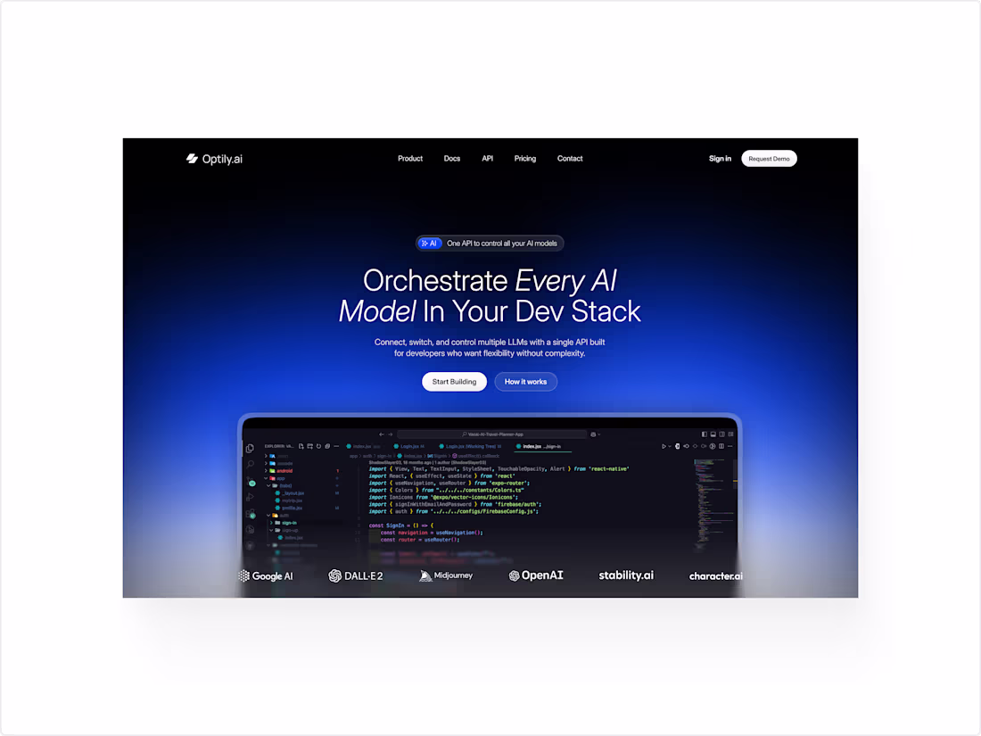 Cover image for AI SaaS Landing Page Design