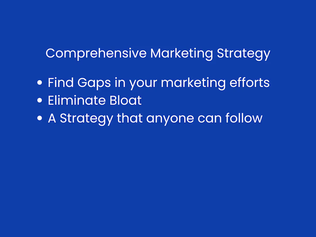 Cover image for Comprehensive Marketing Strategy