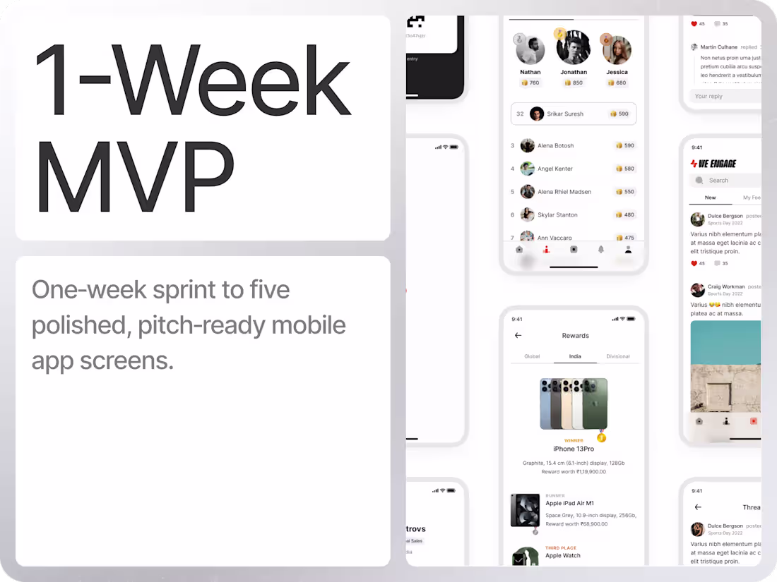 Cover image for 1-Week Pitch Ready MVP