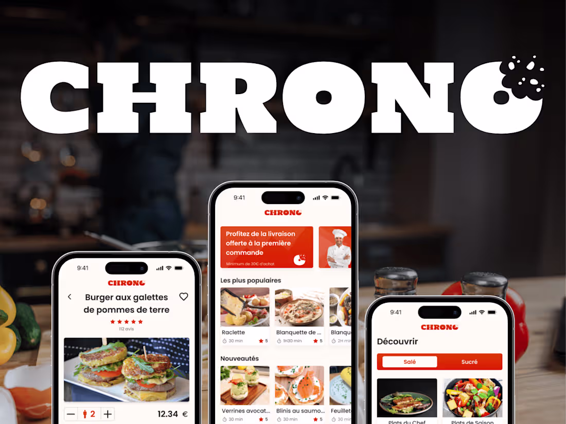 Cover image for Chrono - UX/UI project App IOS