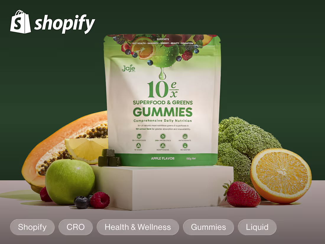 Cover image for Strategic Design & Development for Jaje Health's Shopify Store