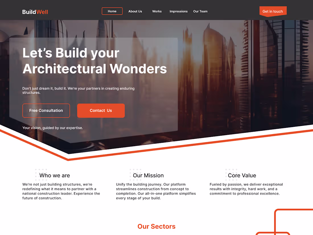 Cover image for Construction Website