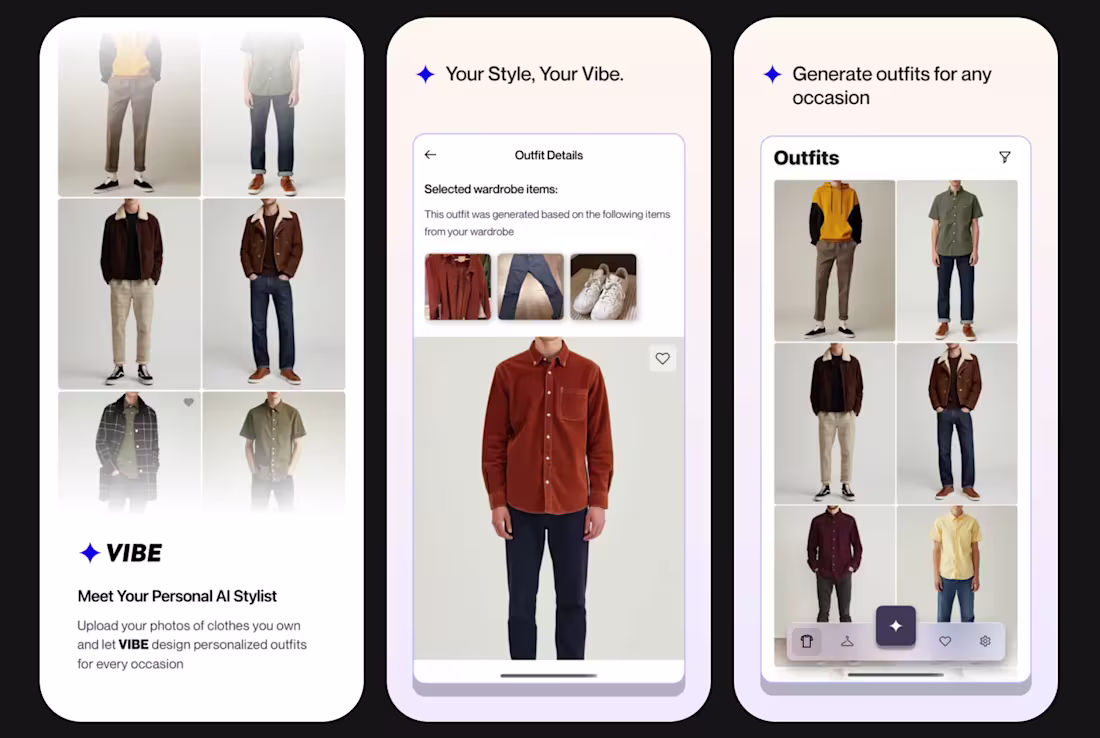 Cover image for VIBE is your AI fashion assistant that organizes your wardro...