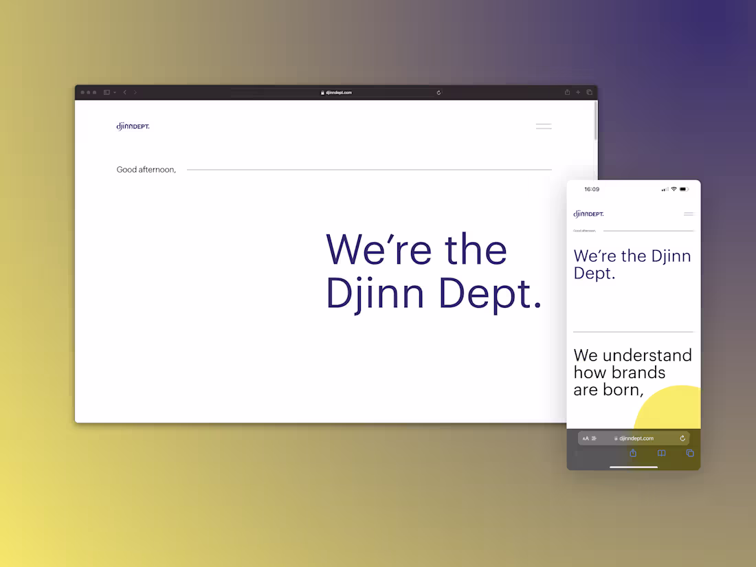 Cover image for Webflow Development for the Djinn Dept.