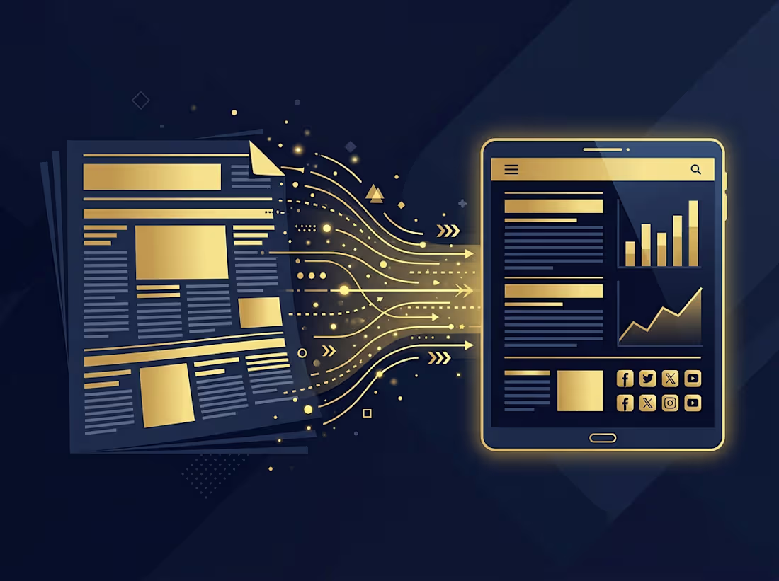 Cover image for Led the strategic transition from