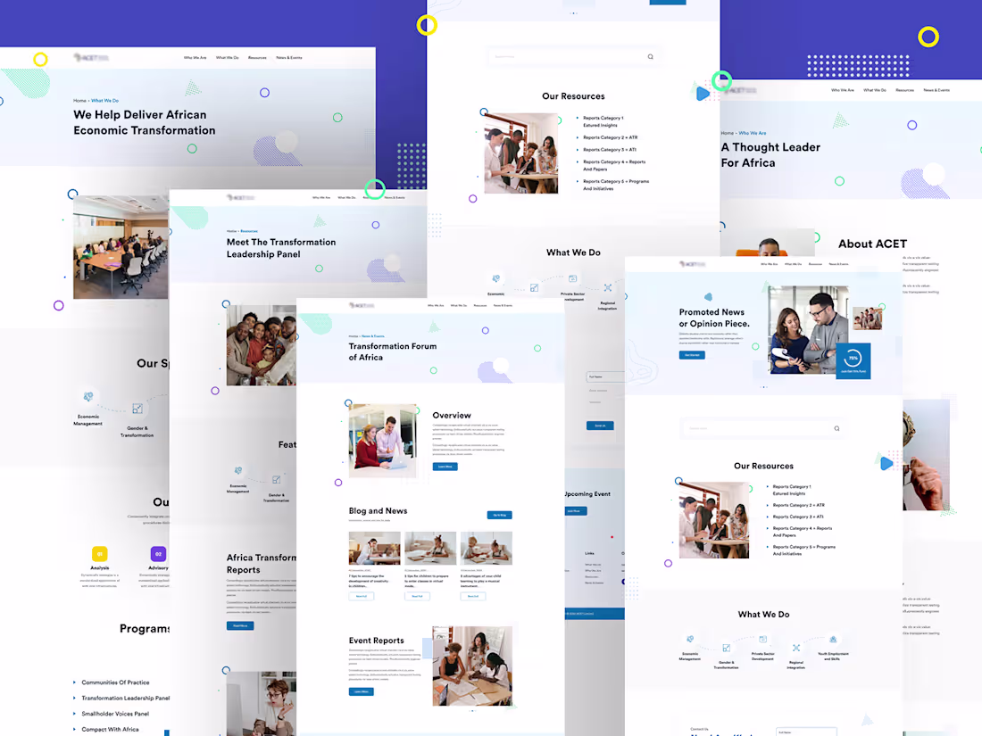 Cover image for Economy Policy Website Design