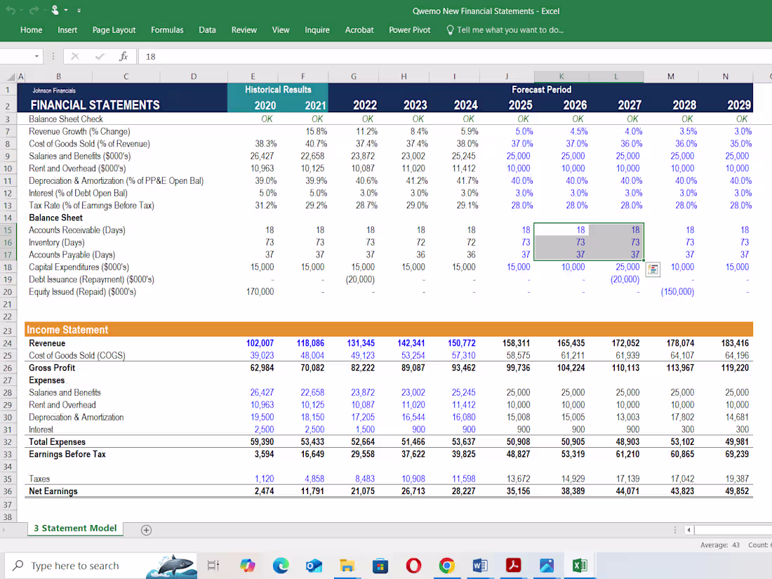 Cover image for Comprehensive Financial Model for Strategic Decision-Making 