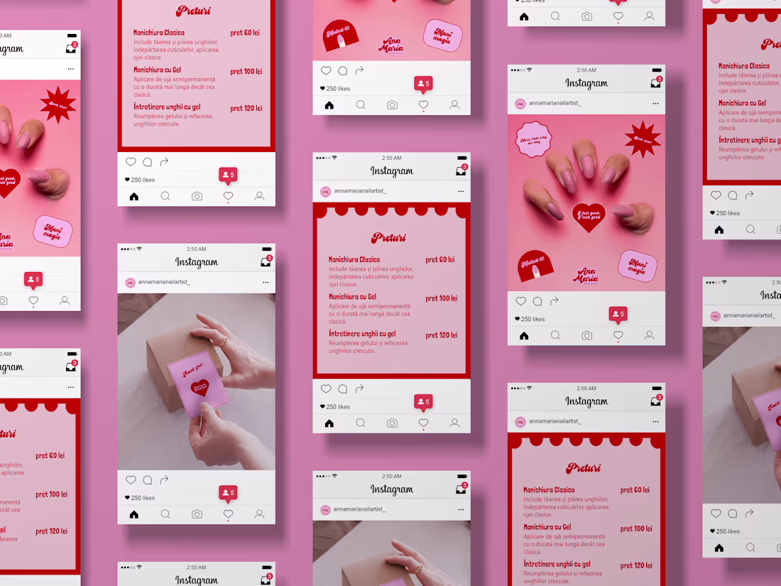 Cover image for Ana Maria Nails Corner / Visual and Brand Identity