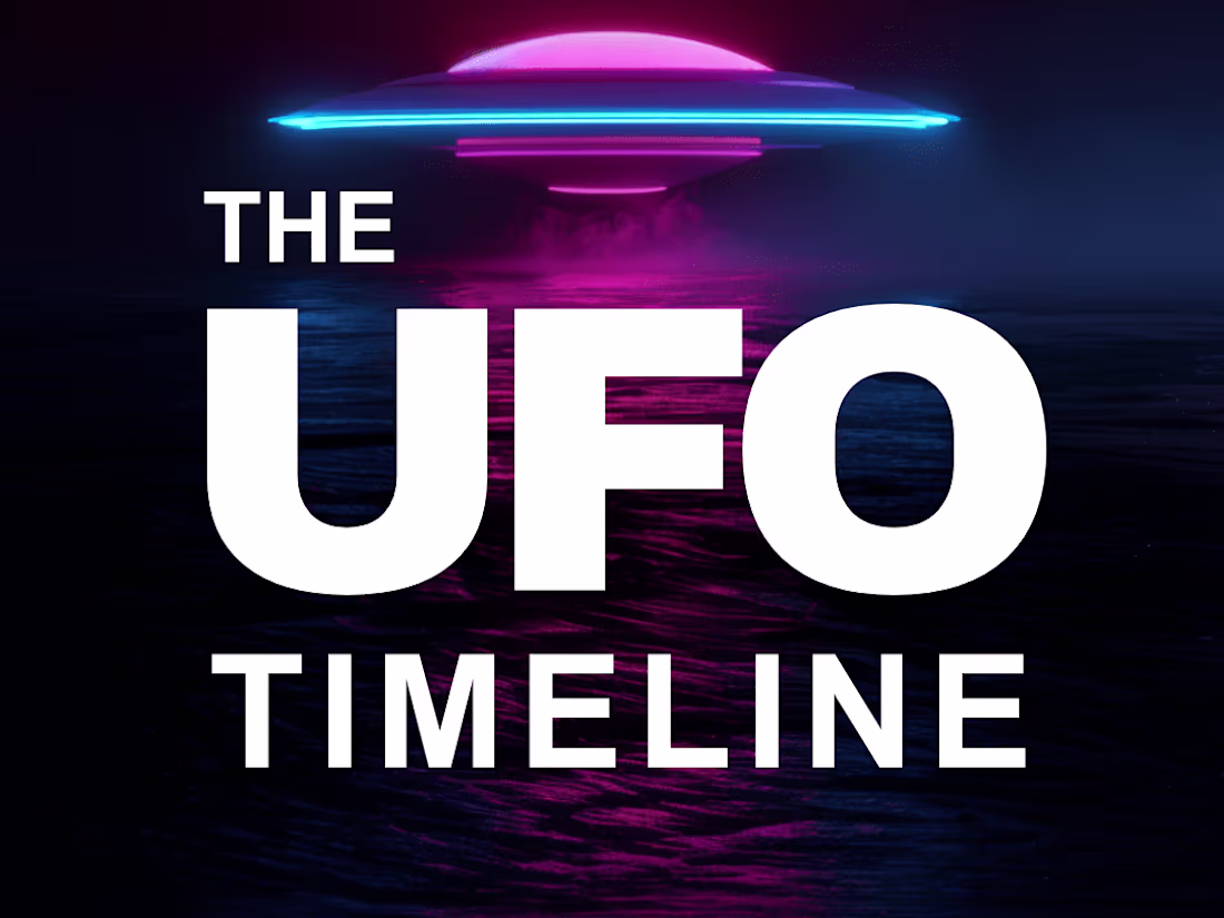 Cover image for The UFO Timeline
