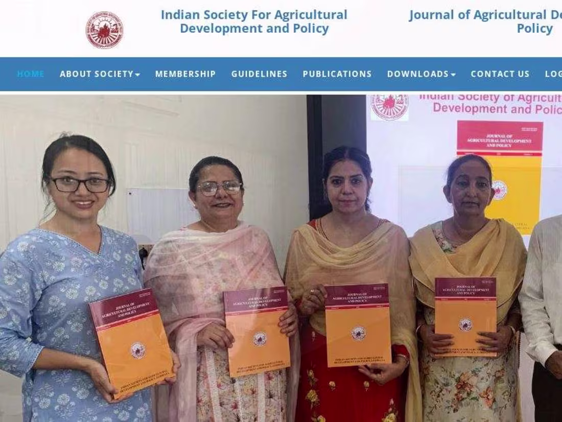 Cover image for  Indian Society for Agricultural Development and Policy 