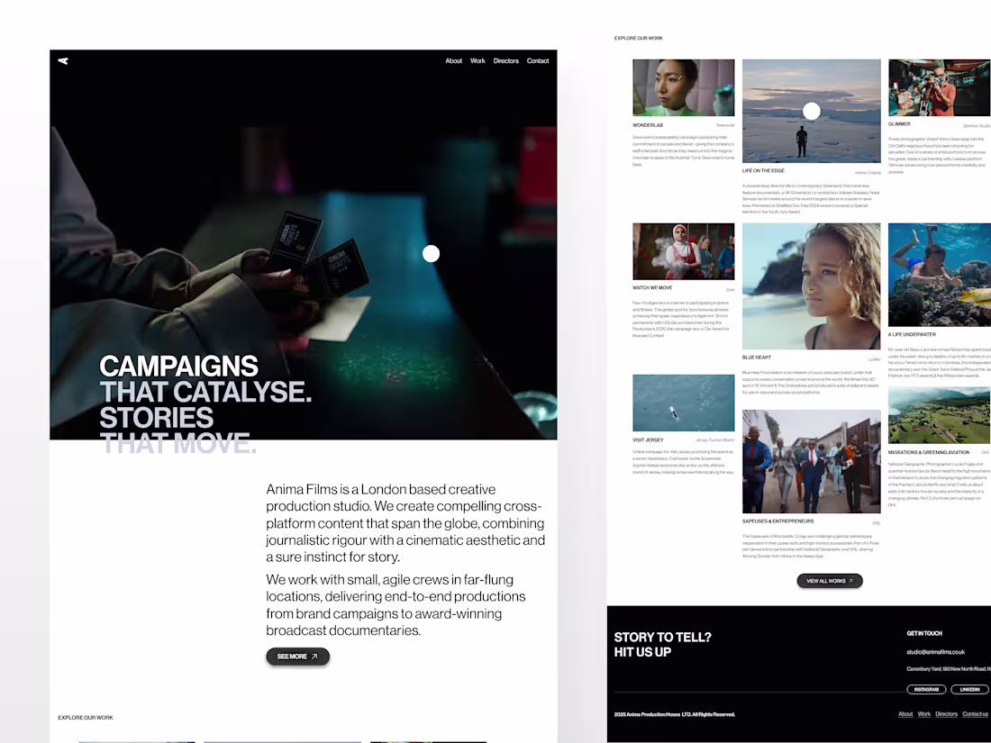 Cover image for Anima Films - Creative Production