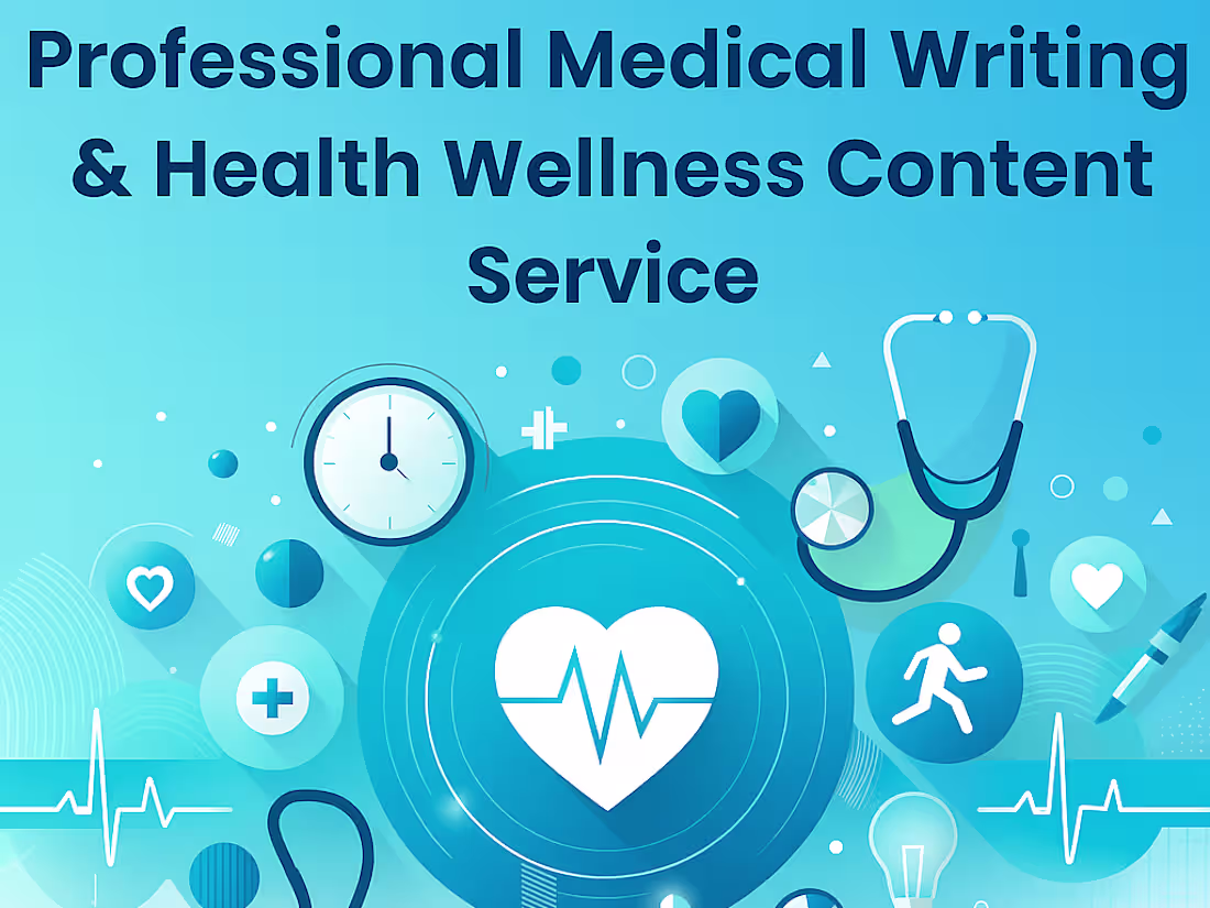 Cover image for Professional Medical, Health & Wellness Content Writing Service