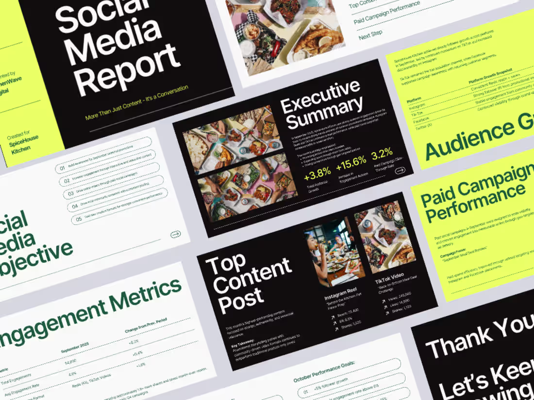 Cover image for Monthly Social Media Performance Report

Overview
Monthly