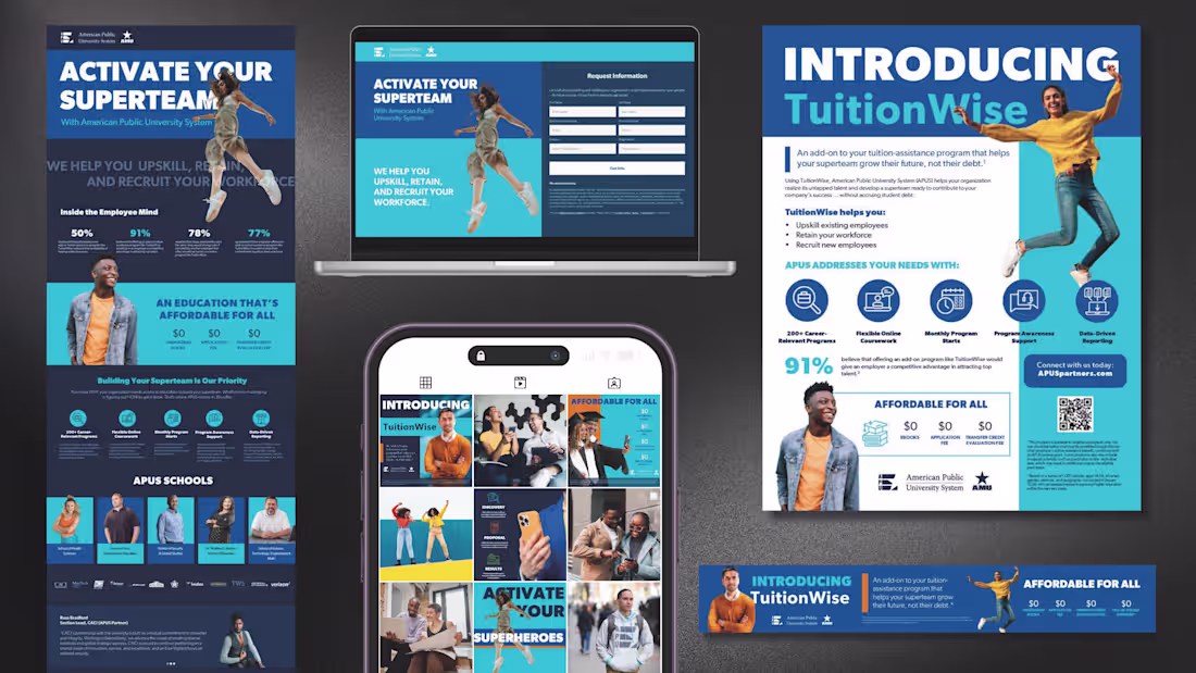 Cover image for B2B Campaign Superhero Concept