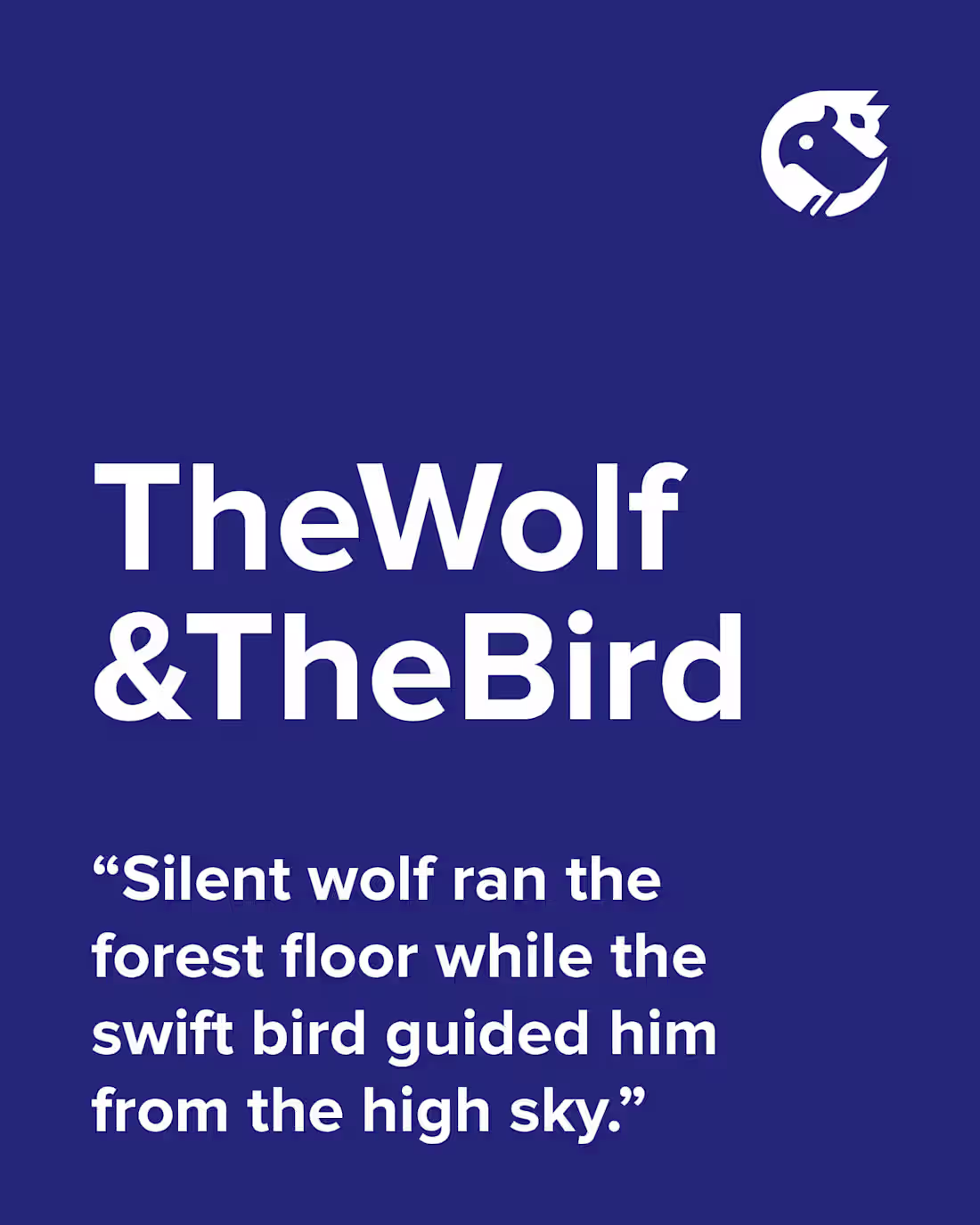 Cover image for Wolf Bird Exclusive Logo Design for Sale by Anhdodes Publish...