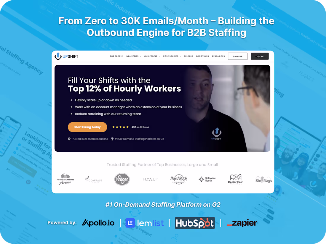 Cover image for Outbound Engine Development for Upshift