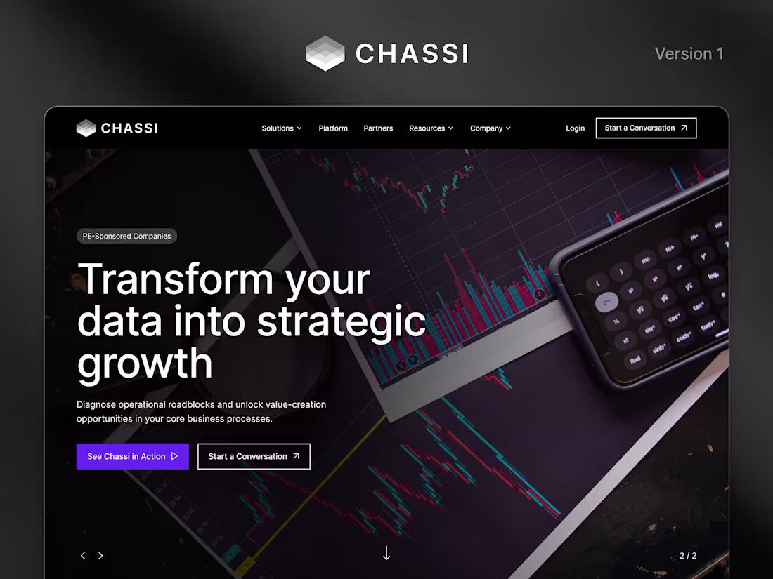 Cover image for Chassi Website Design