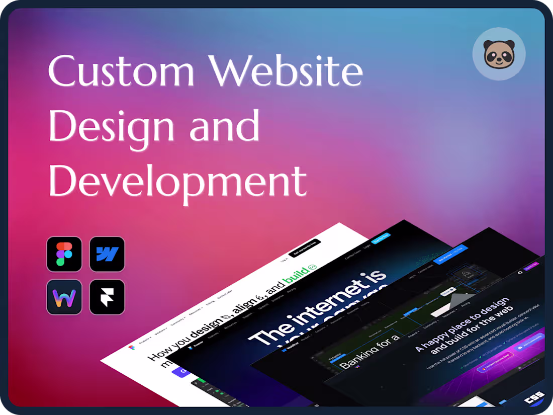 Cover image for Custom Website Design and Development