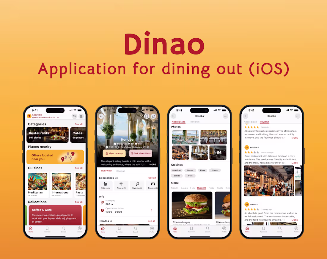 Cover image for iOS App for dining out