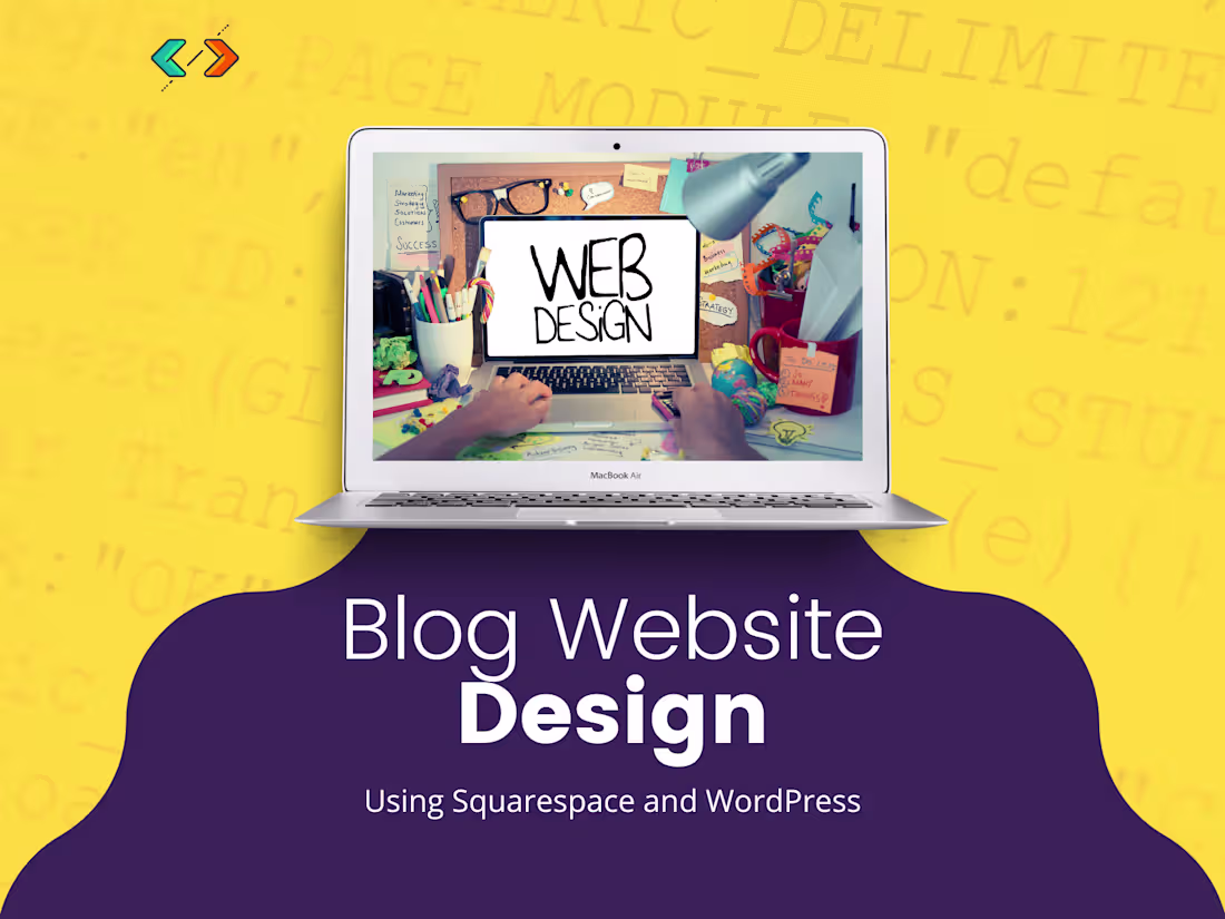 Cover image for Creative Squarespace and WordPress Blog Website Design