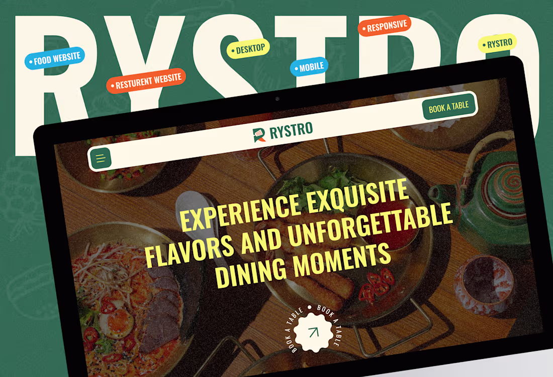 Cover image for Rystro - Branding | Website | Webflow