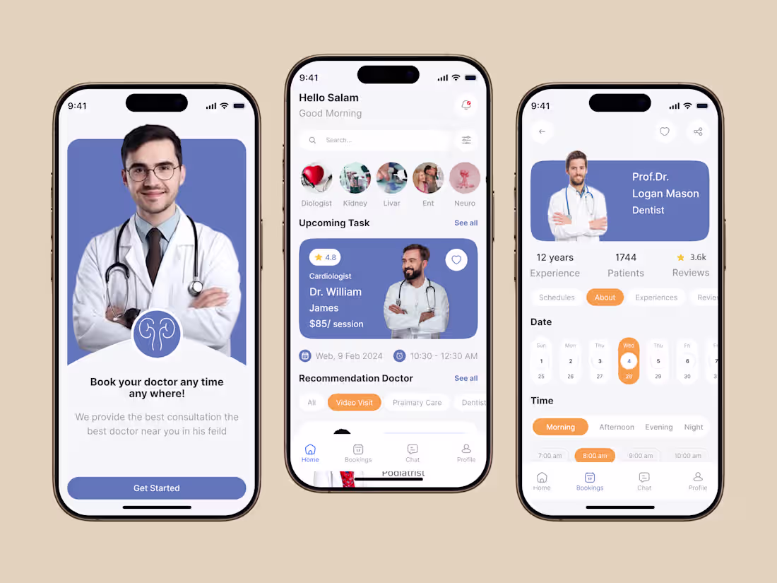 Cover image for Doctor Appointment Mobile App