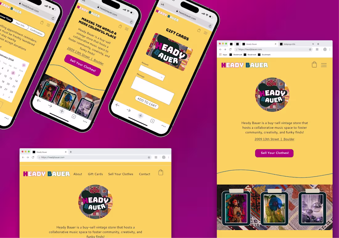 Cover image for Heady Bauer