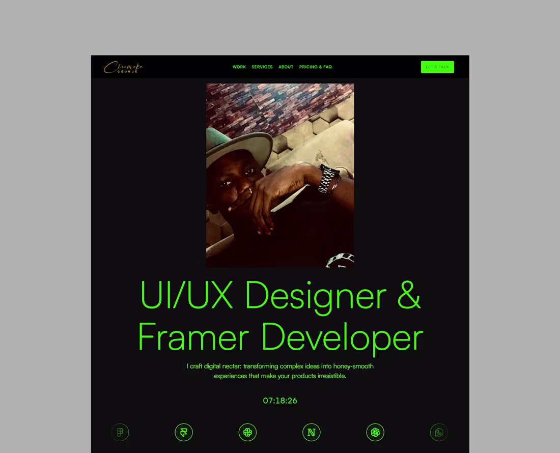 Cover image for Framer Portfolio Design