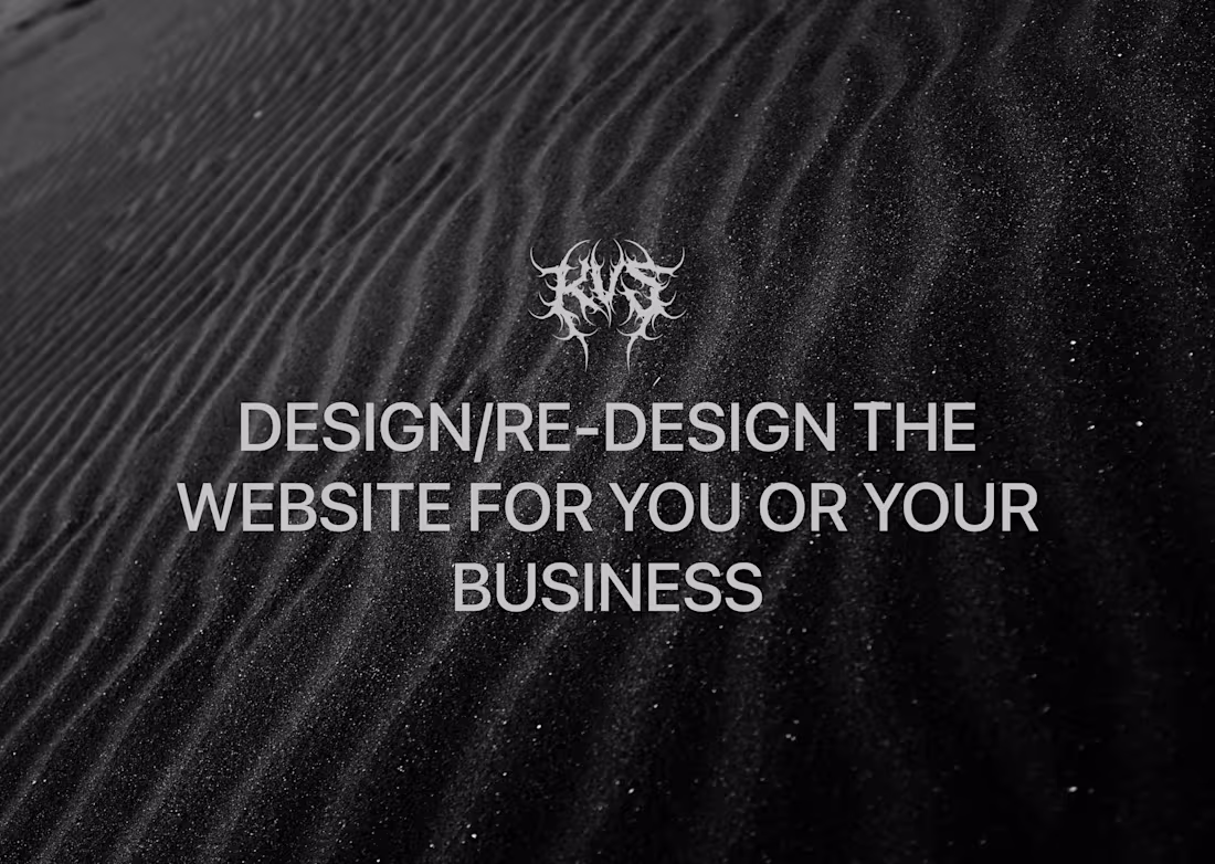 Cover image for Design/Re-design website for you or your business 