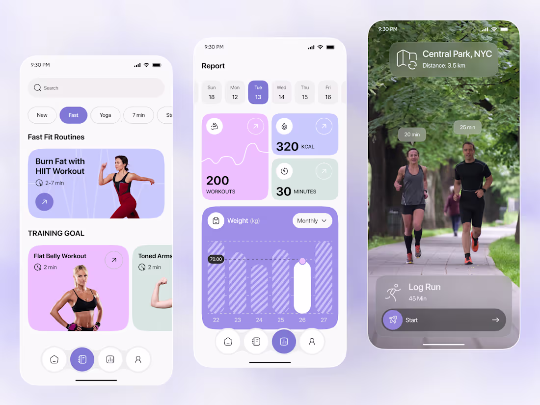 Cover image for Workout Tracker Fitness App