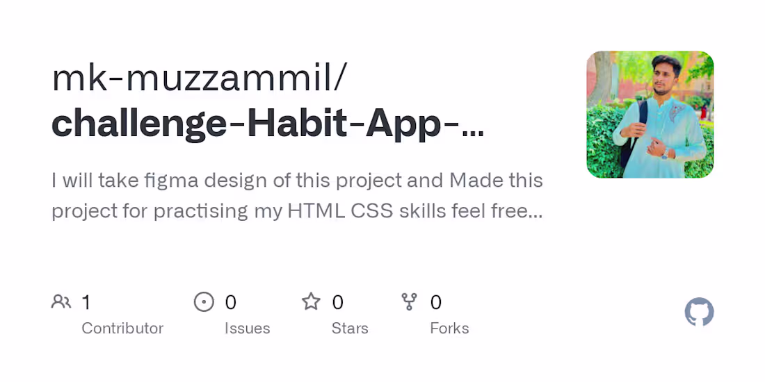 Cover image for Challenges Habit Web App