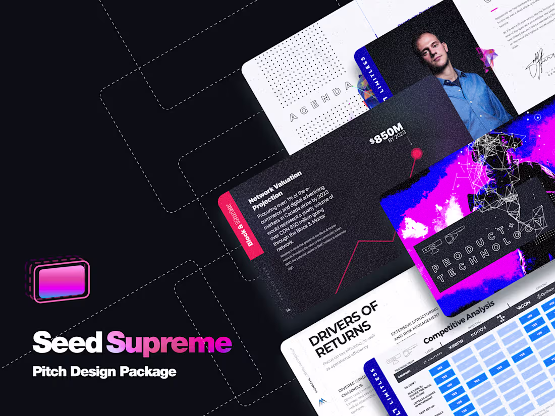 Cover image for Seed Supreme Pitch Deck Design Package